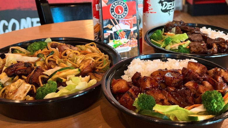 stir fry and noodle bowls