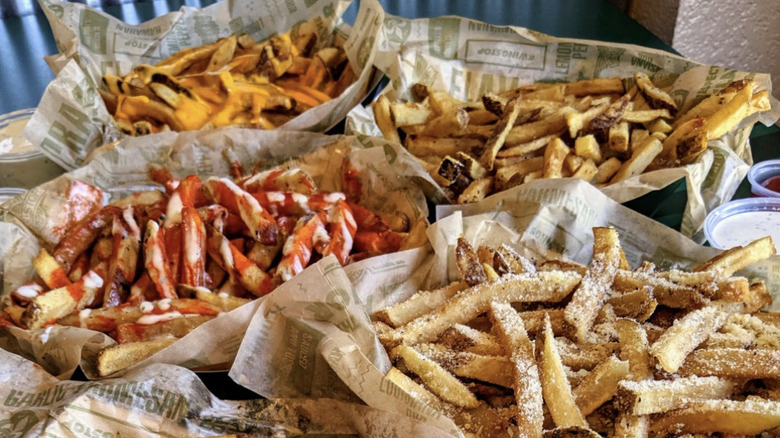 Wingstop assorted french fries