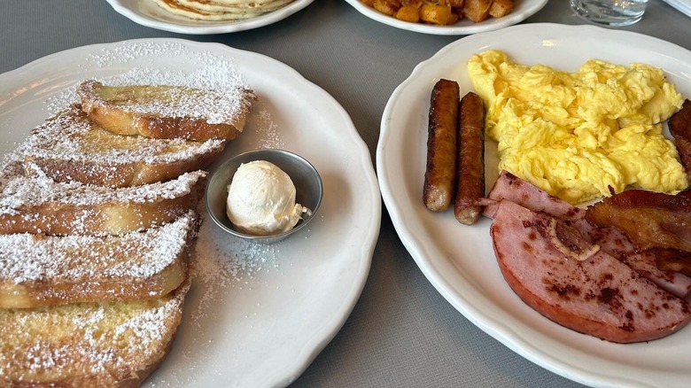 Breakfast dishes at The Original Pancake House