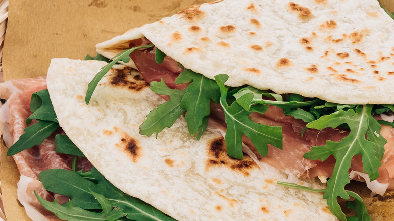 artisan flatbread sandwich