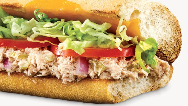 A Quiznos tuna melt