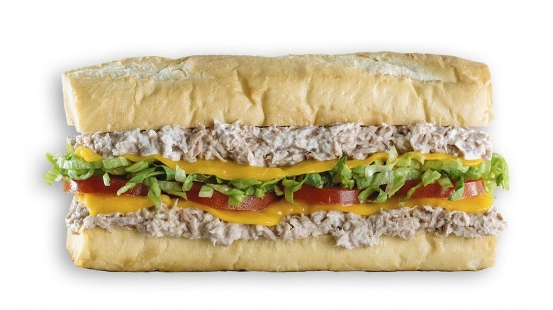 Which Wich's tuna salad sub