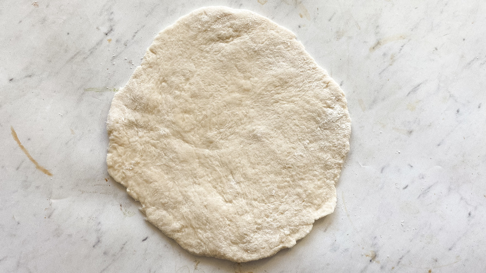 rolled out chalupa dough