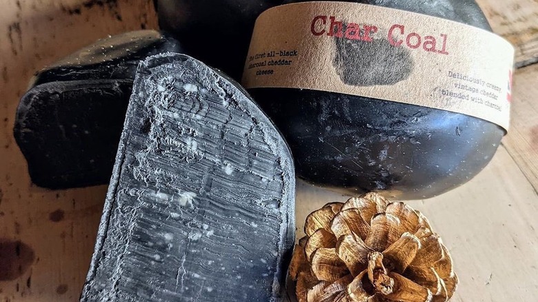 wheel of charcoal cheddar