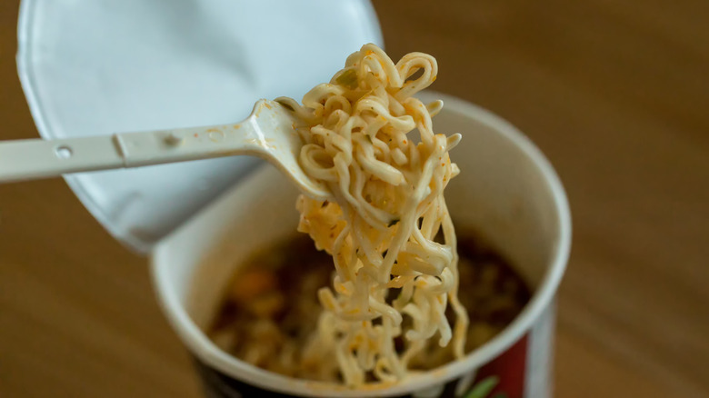 cup of instant ramen