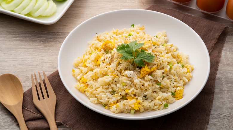 bowl of egg fried rice