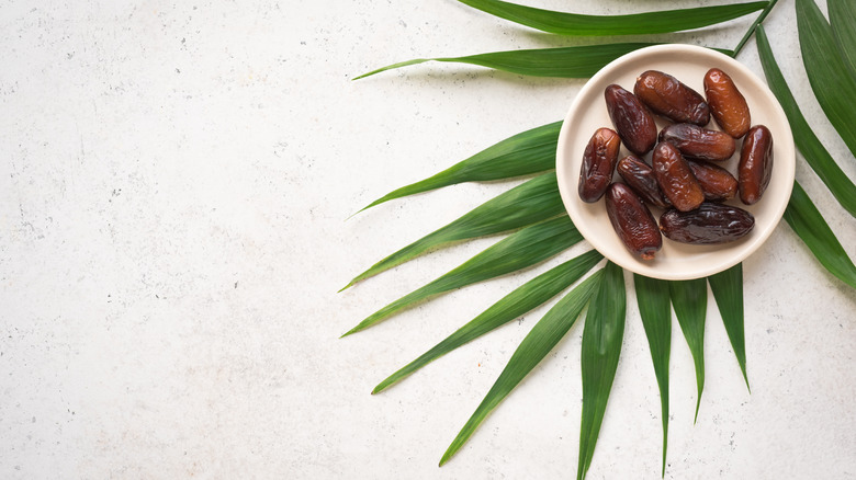 Plate of dates