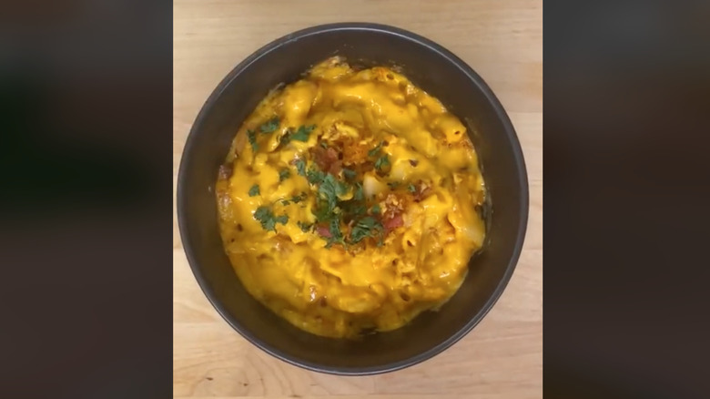 Bowl of macaroni and cheese