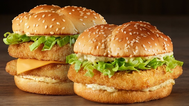 Checkers fish sandwiches