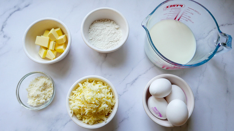 ingredients for cheese soufflé