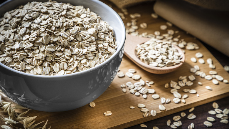 Bowl of oats  
