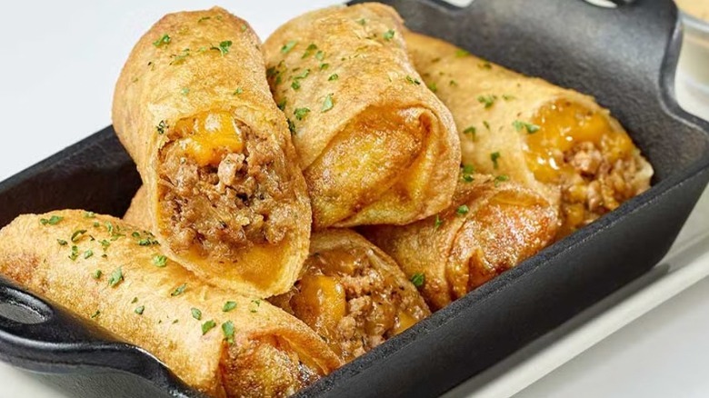 Cheesecake Factory Cheeseburger Spring Rolls