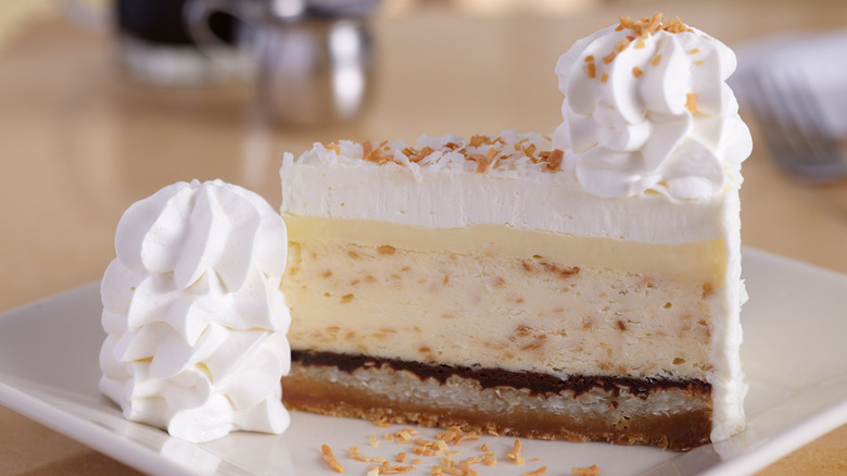 Cheesecake Factory's coconut cream pie cheesecake