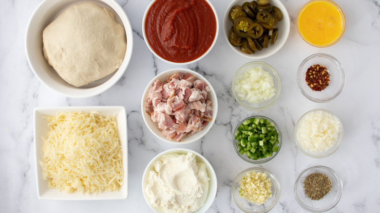 ingredients for jalapeno calzones