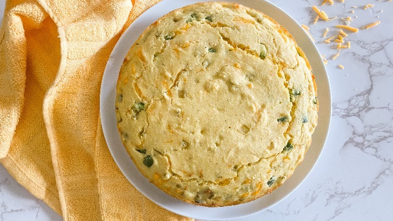 baked cheesy Mexican cornbread 