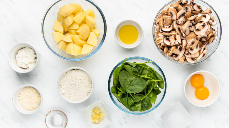 mushroom-stuffed gnocchi ingredients