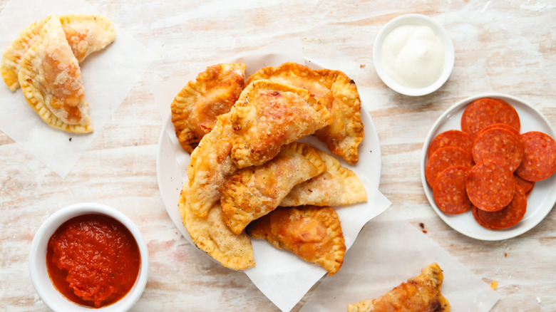 pepperoni pizza empanadas