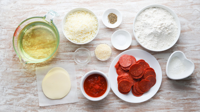 pepperoni pizza empanada ingredients