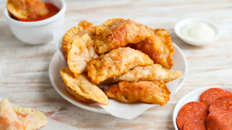 pepperoni pizza empanadas