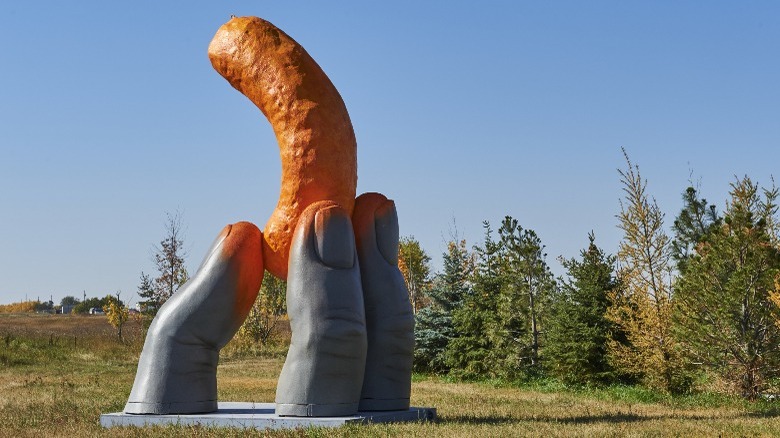 Cheetle Cheetos statue Canada