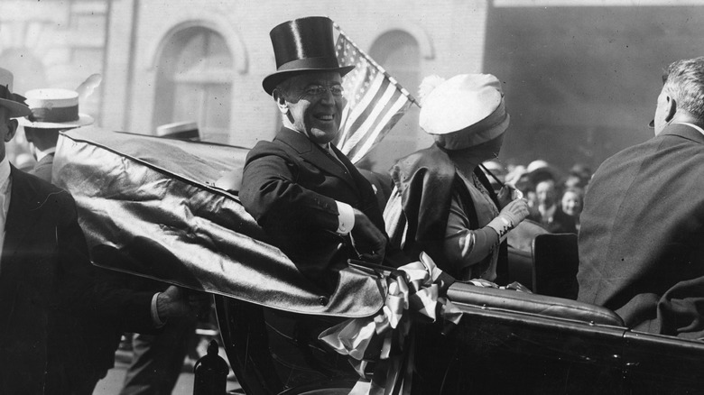 Woodrow Wilson and Edith Wilson