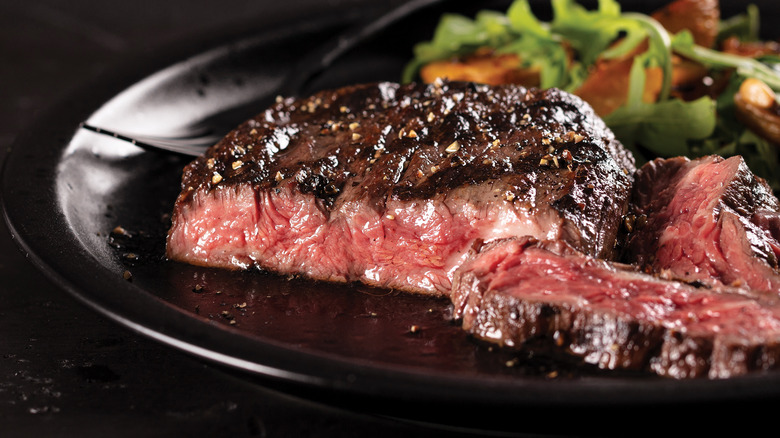 grilled rib-eye steak