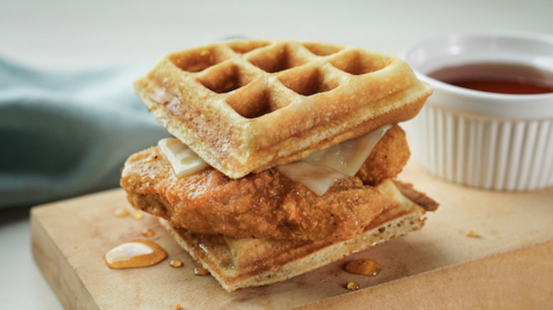 Beyond Chicken and Waffle Sandwich