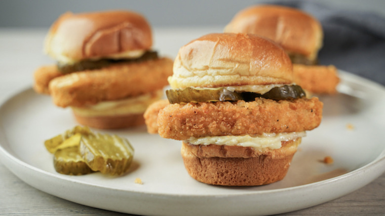 Beyond Chicken tender sliders