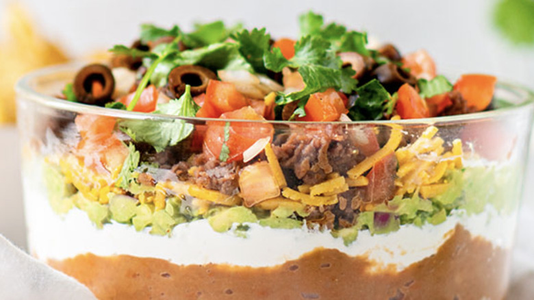 Beyond Beef 7-layer dip