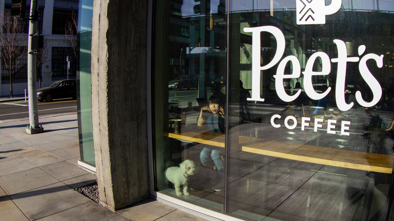 Peet's Coffee storefront