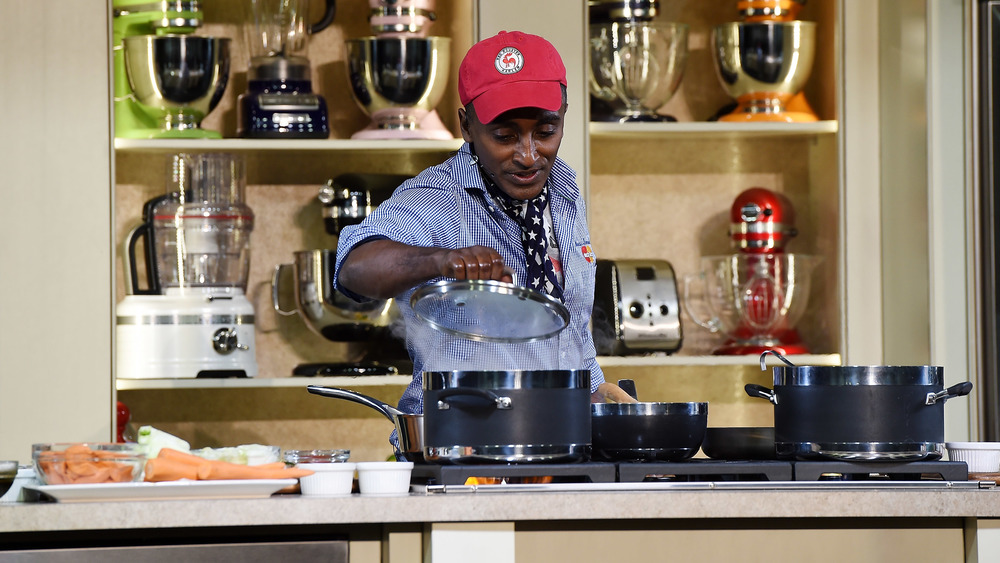 Chef Marcus Samuelsson hosts cooking demonstratio