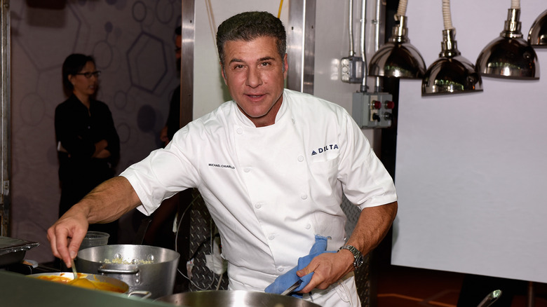 Chef Michael Chiarello cooking