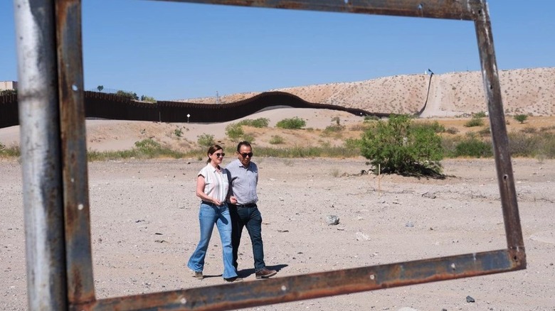 Pati Jinich at the Mexican border