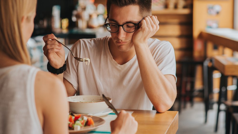 unhappy with dinner