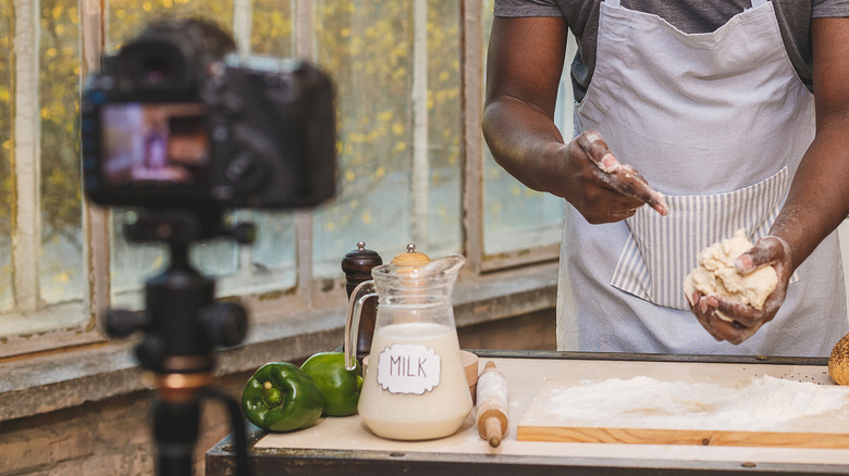 camera in a kitchen