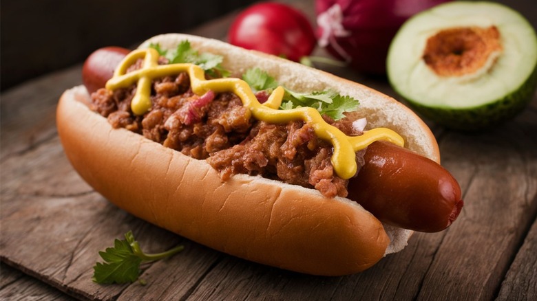 a chili dog