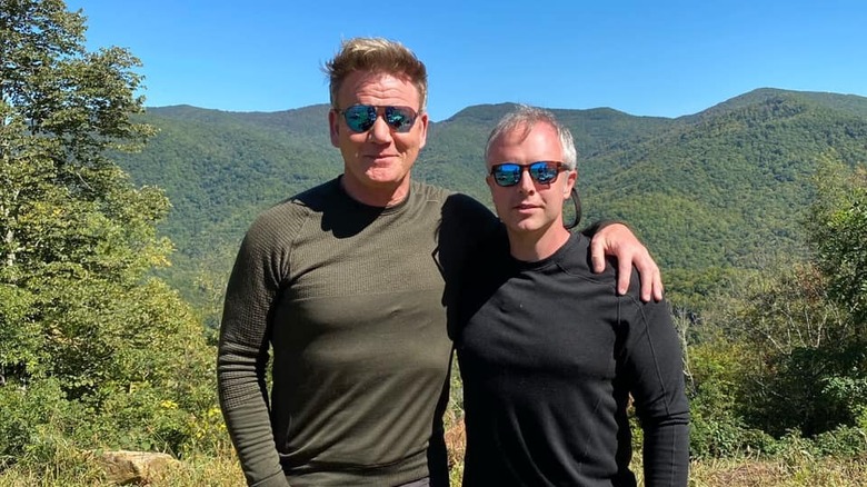 William Dissen and Gordon Ramsay together