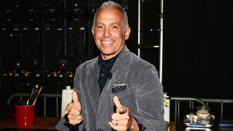 Geoffrey Zakarian happy and in a good mood