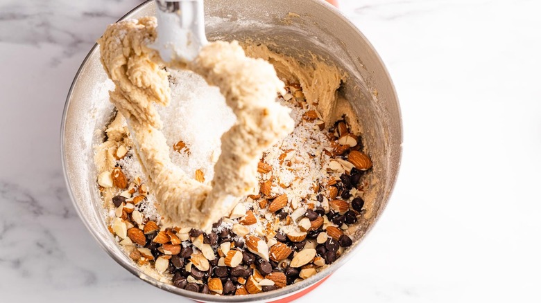 cookie dough in a bowl 