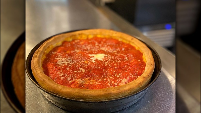 Giordano's deep-dish pizza