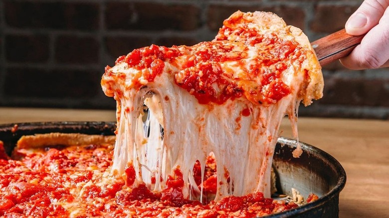 Lou Malnati's deep-dish pizza