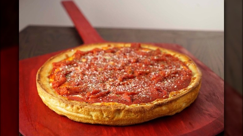 Rosati's deep-dish pizza