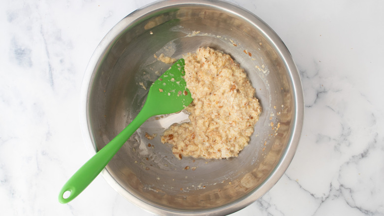 egg cream bread mixture