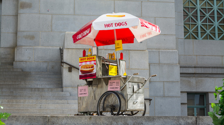 Hot dog cart