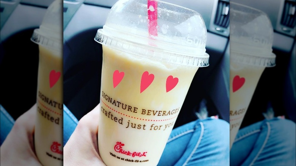 Chick-fil-A Frosted Sunrise beverage