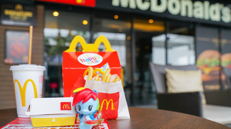 Happy meal with My Little Pony toy