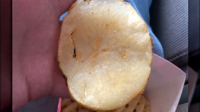 Unwaffled fry from Chick-fil-A 