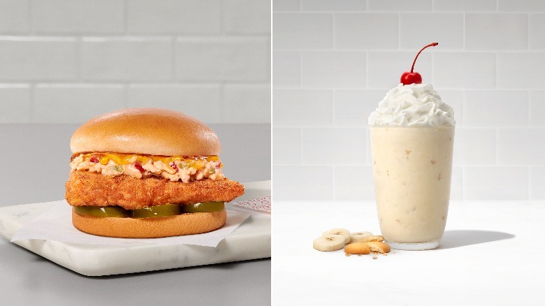 Honey Pepper Pimento, Banana Pudding Milkshake