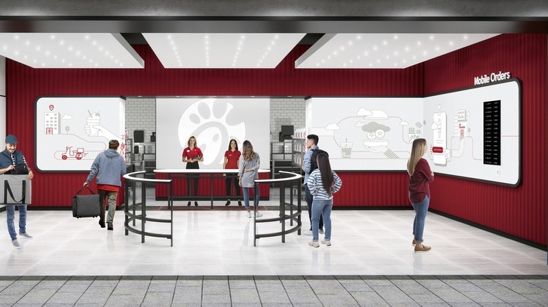 Chick-fil-A new pick-up restaurant