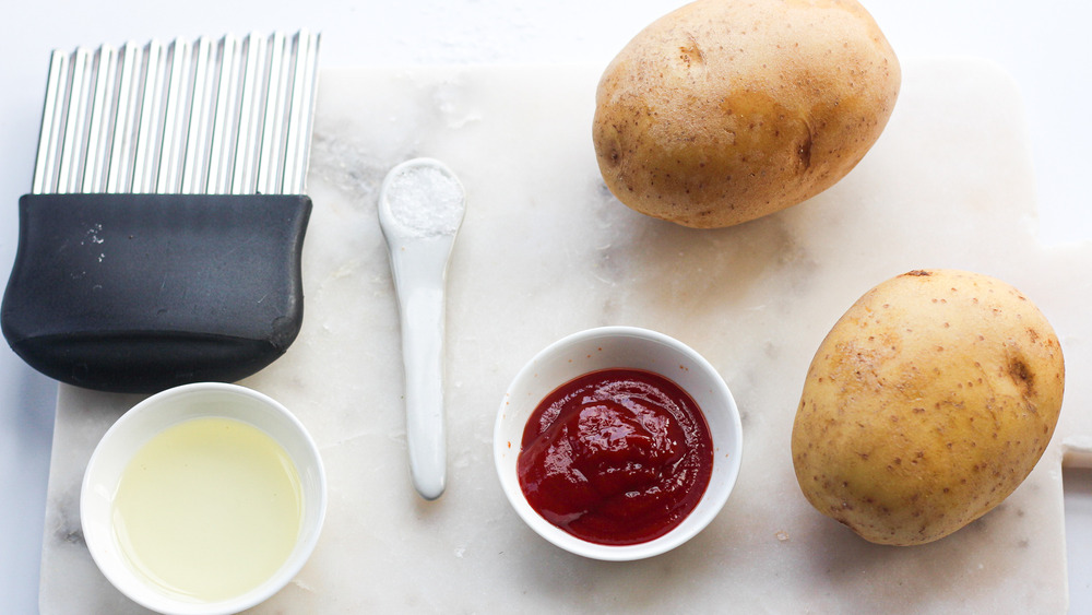 ingredients needed for waffle cut fries